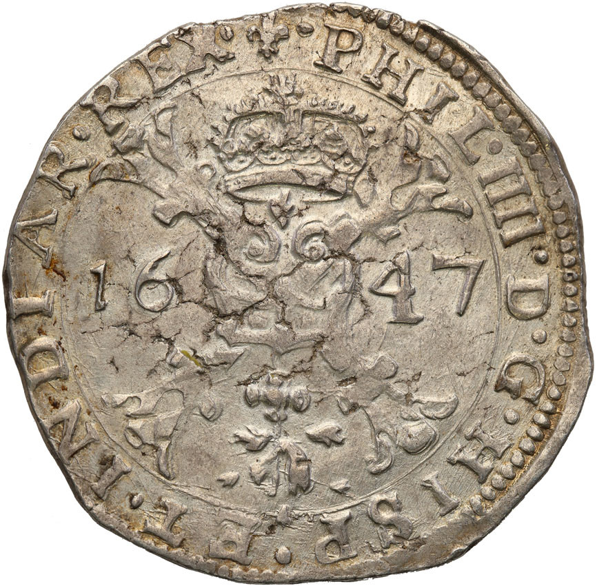 Niderlandy hiszpańskie. Patagon 1647